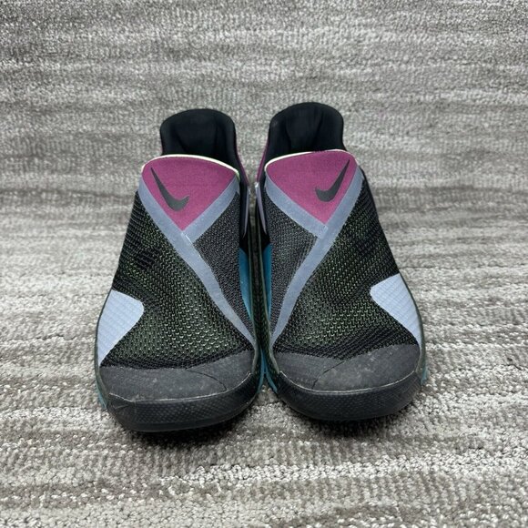 NIKE GO FlyEase Black/Black-Lime Glow Men’s Size 8.5 Folding Hands Free - Picture 3 of 9